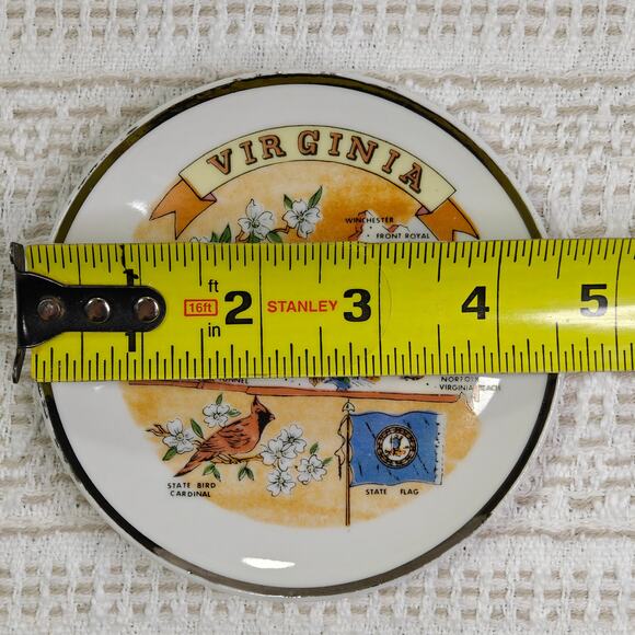 Vintage Virginia State Souvenir Plate & Teacup Set – Made in Japan - Picture 6 of 7